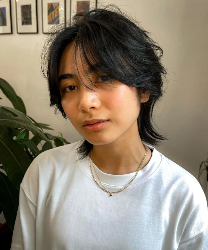 Black Visual Idea Black Visual Idea — Winter Haircuts 2027 for Round Faces