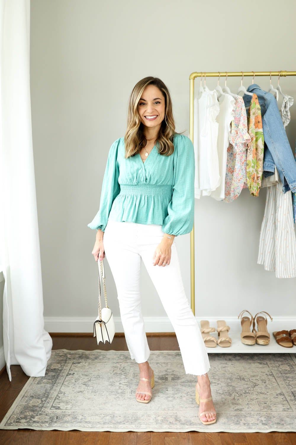 Clear Block Heel Sandals Outfit Idea — Graduation Guest Outfits 2027