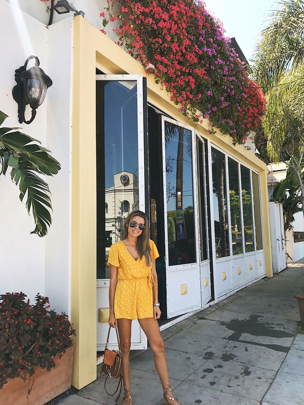 Yellow Polka Dot Romper for Daytime Yellow Polka Dot Romper for Daytime — California Outfits 2027