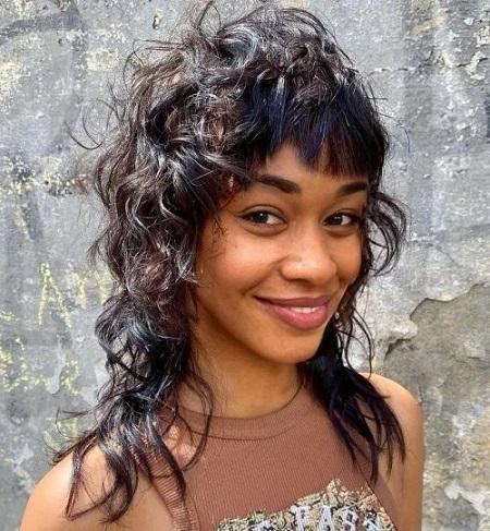 Shaggy Wolf Cut With Blue-Purple Tones — Long Wolf Cut 2027