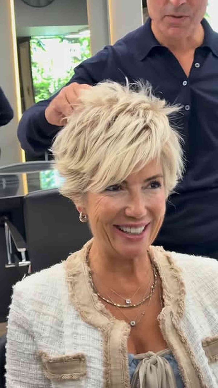 Choppy Ash Blonde Pixie Choppy Ash Blonde Pixie — Two Tone Pixie 2027
