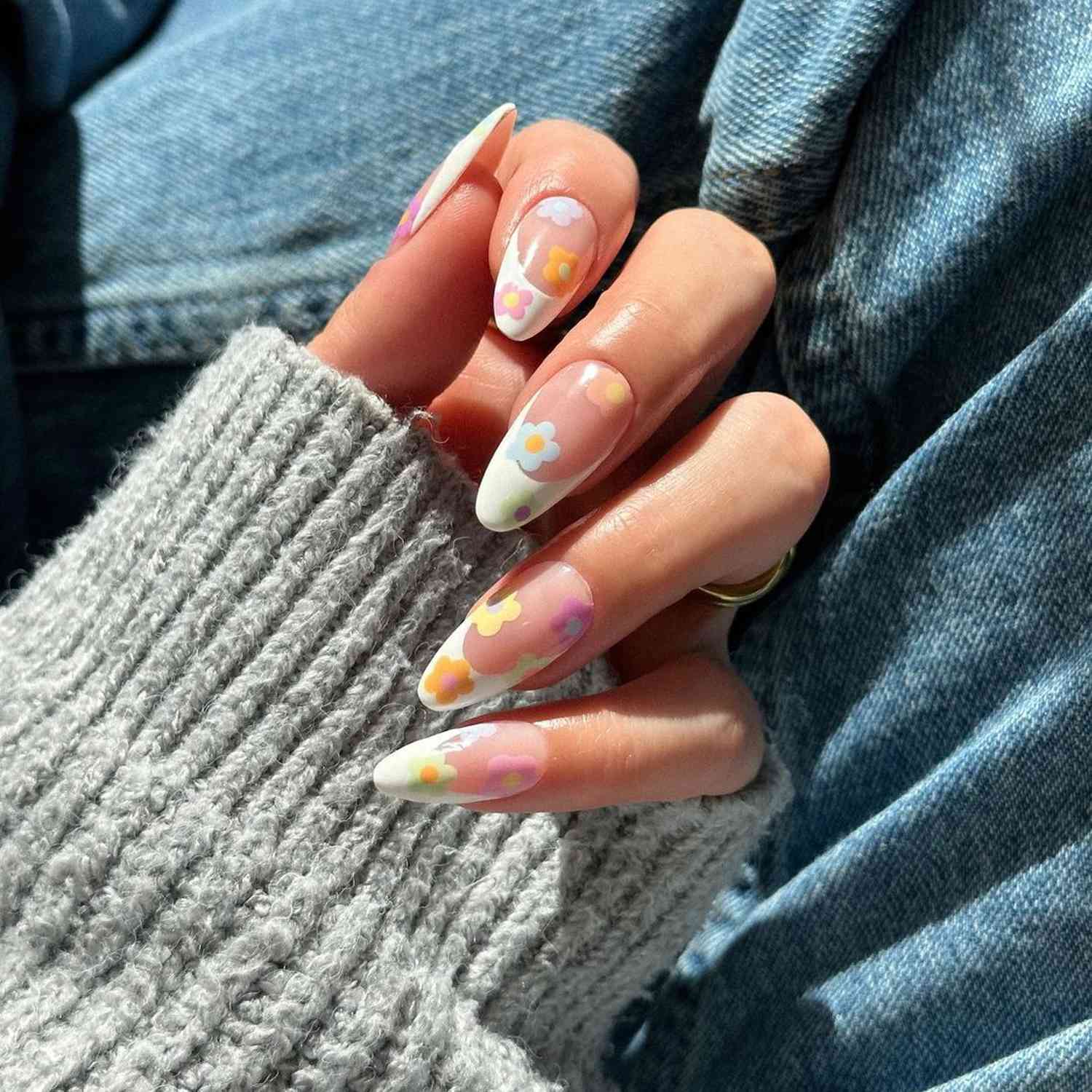 Pastel Polka Dot Glitter French Tips Pastel Polka Dot Glitter French Tips — Easter French Tip Nails 2027