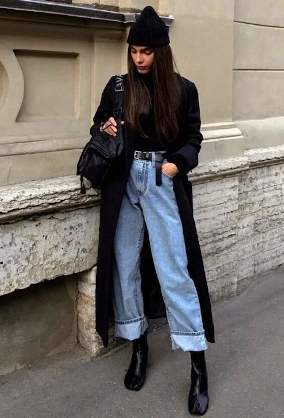 Chic Black Coat for Urban Everyday Style — Pinterest Girl Outfits 2027