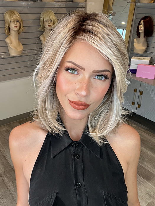 Ash Blonde Lob With Root Shadow — Lace Front Wig Styles 2027