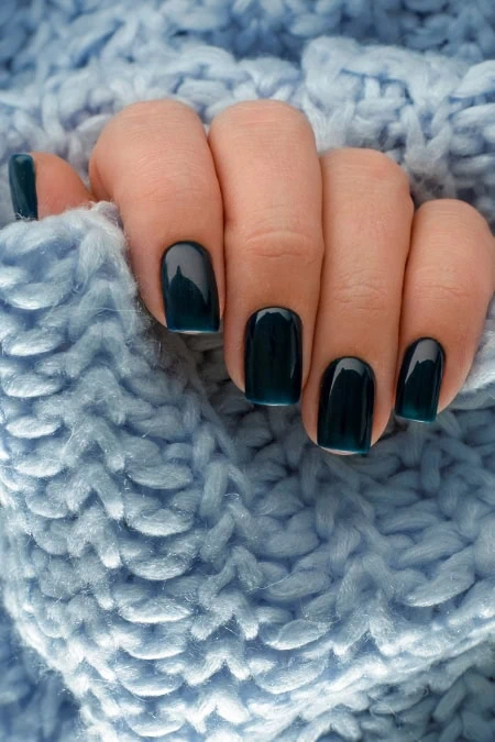 Deep Chocolate Brown Stilettos — Cozy Winter Nails 2027