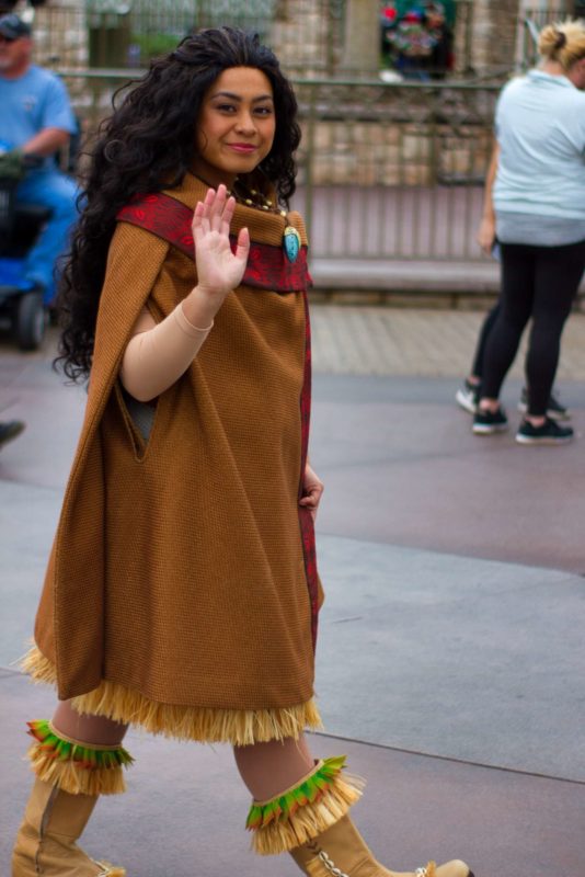 Brown Cape with Red Trim for a Character Look — Disney Winter Outfits 2027