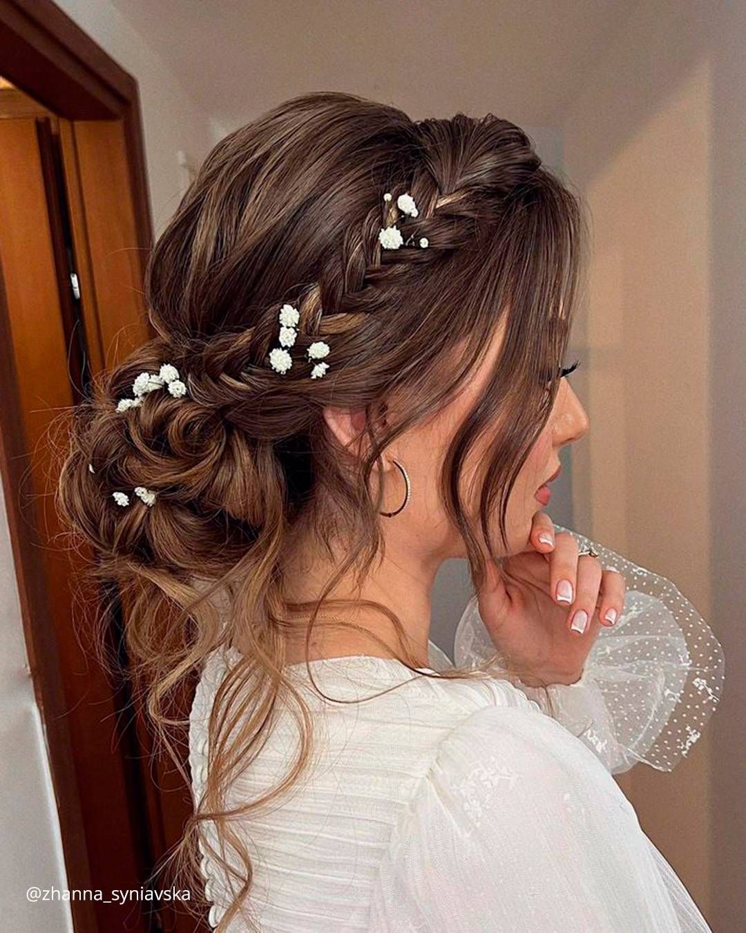 Medium-Back Visual Idea Medium-Back Visual Idea — Boho Braided Wedding Hair 2027