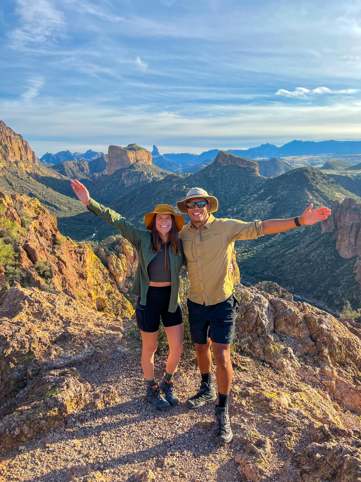 Couple's Hiking Attire for Desert Landscape Couple's Hiking Attire for Desert Landscape — Arizona Outfits 2027