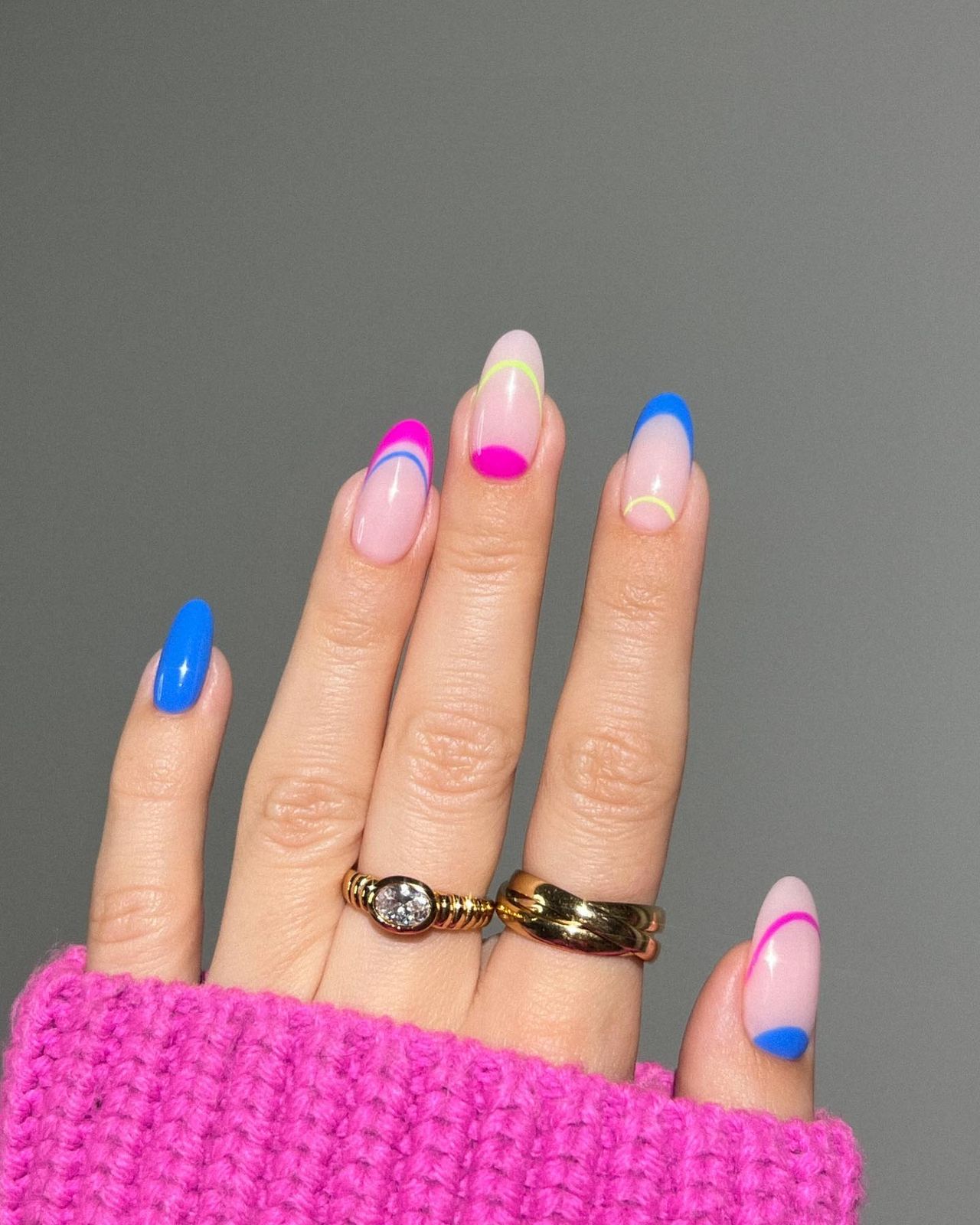Summer Party Visual Idea Summer Party Visual Idea — Colored Double French Nails 2027