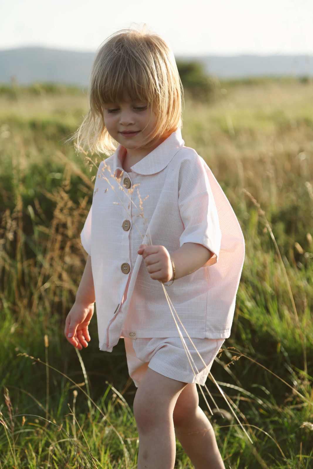 Girl Shirt-Short Set - 1-2Y