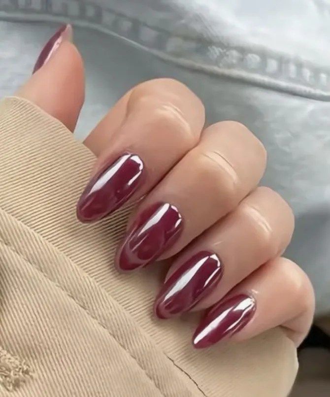 Charcoal Chrome with Constellation Art Charcoal Chrome with Constellation Art — Dark Chrome Nails 2027