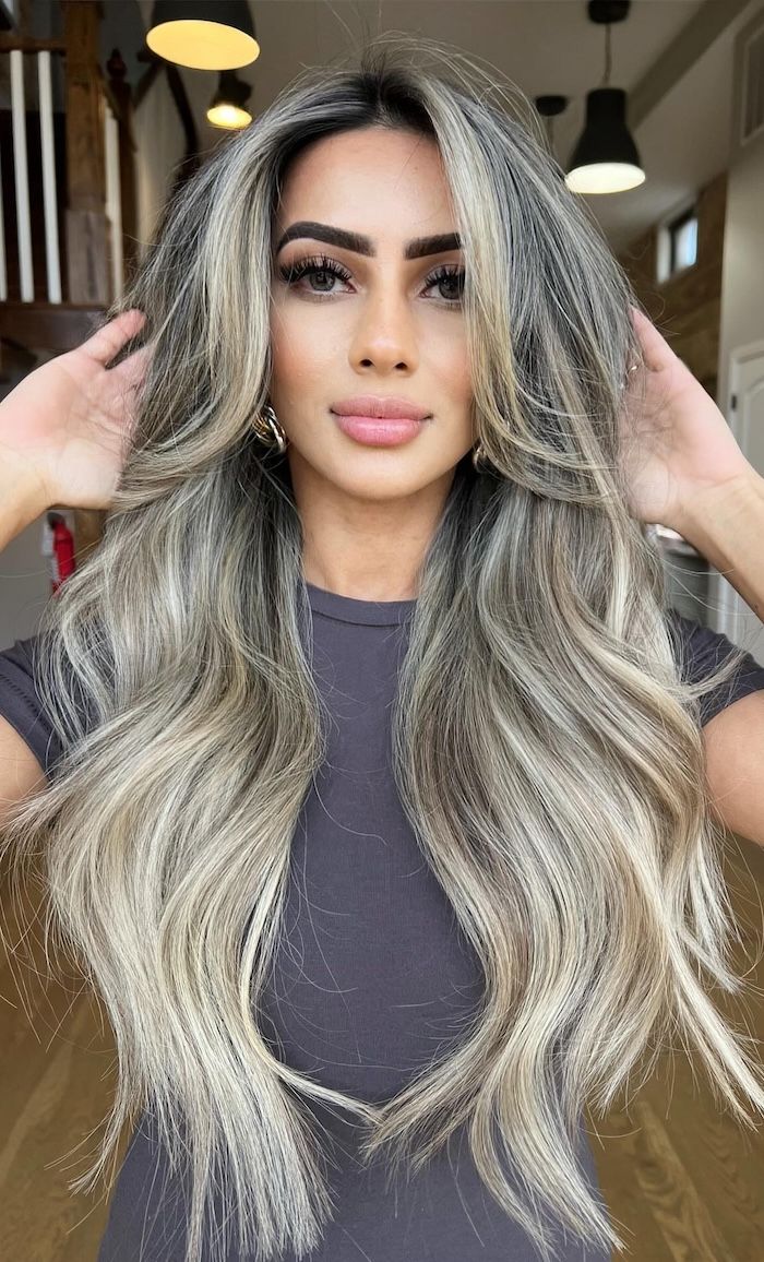 Seamless Root Melt with Icy Dimension Seamless Root Melt with Icy Dimension — Blonde Hair 2027 with Dark Roots