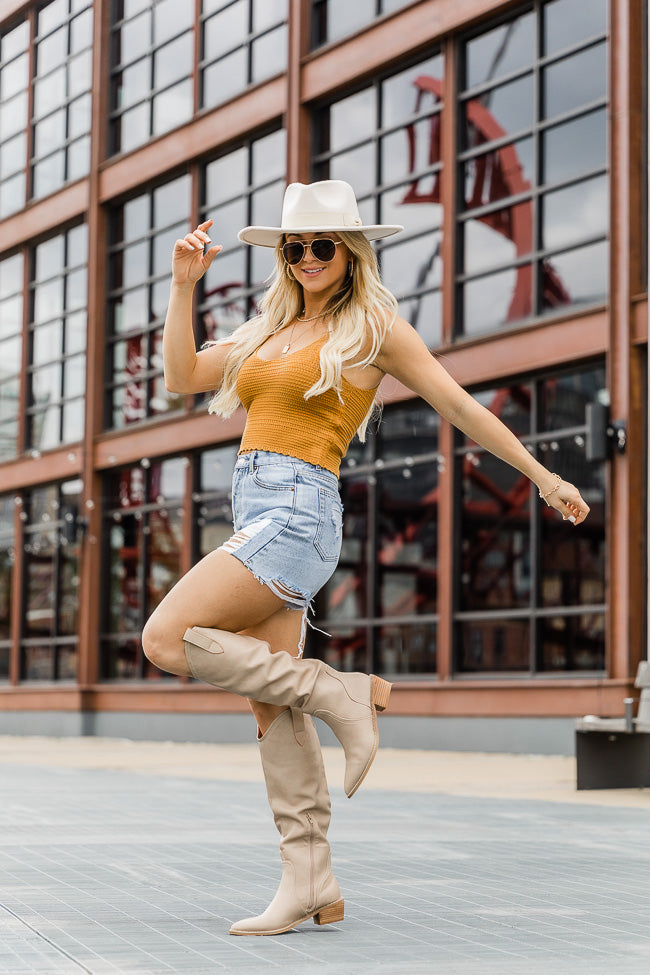 Crochet Tank Top and Denim Shorts for a Summer Vibe Crochet Tank Top and Denim Shorts for a Summer Vibe — Nashville Outfits 2027