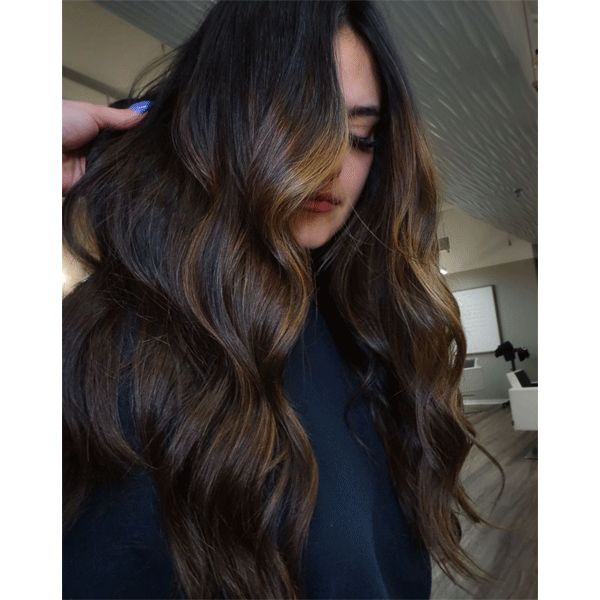 Loose Waves Visual Idea Loose Waves Visual Idea — Caramel Brown Hair 2027