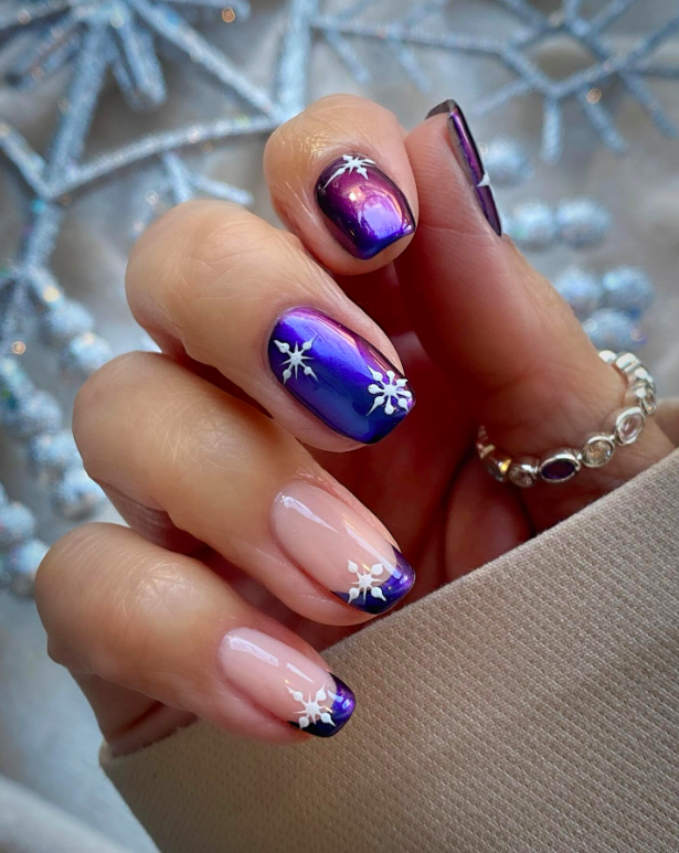 Nude 3D Sweater Texture Almond Nails Nude 3D Sweater Texture Almond Nails — Blue Christmas Nails 2026