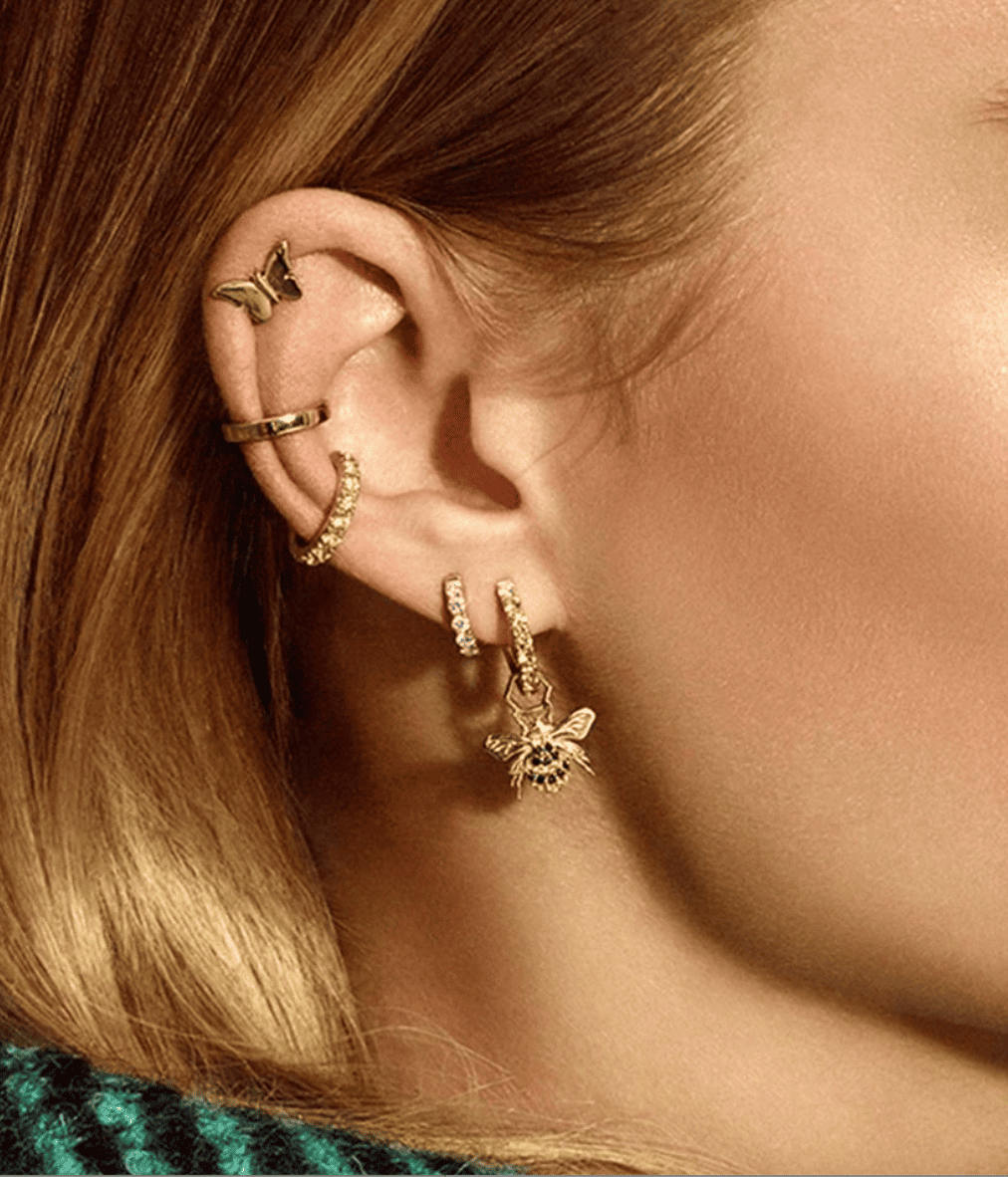 Single Midi Gold Hoop with Orb Detail for Subtle Luxury Single Midi Gold Hoop with Orb Detail for Subtle Luxury — Gold Hoops Outfits 2027