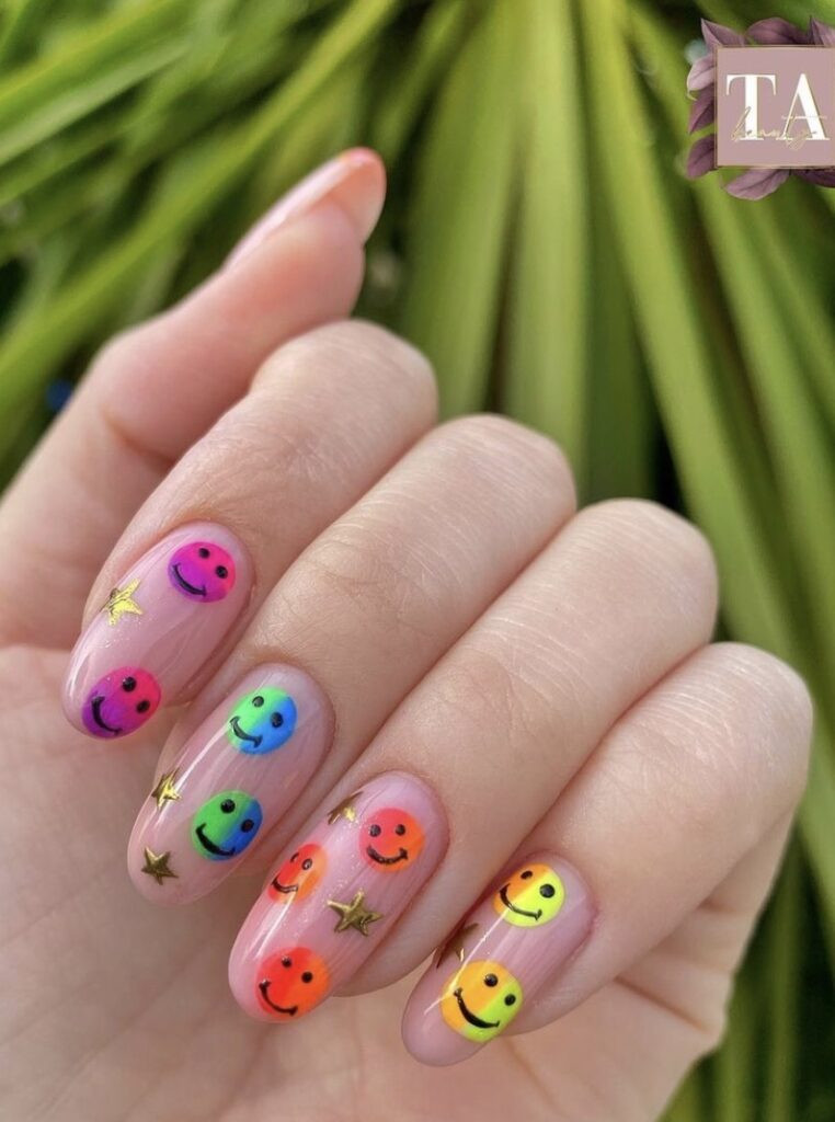 Summer Playful Visual Idea Summer Playful Visual Idea — Pink Smiley Face Nails 2027