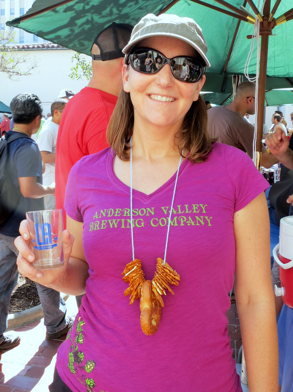 Novelty Pretzel Necklace and Graphic Tee Novelty Pretzel Necklace and Graphic Tee — Brewery Outfits 2027