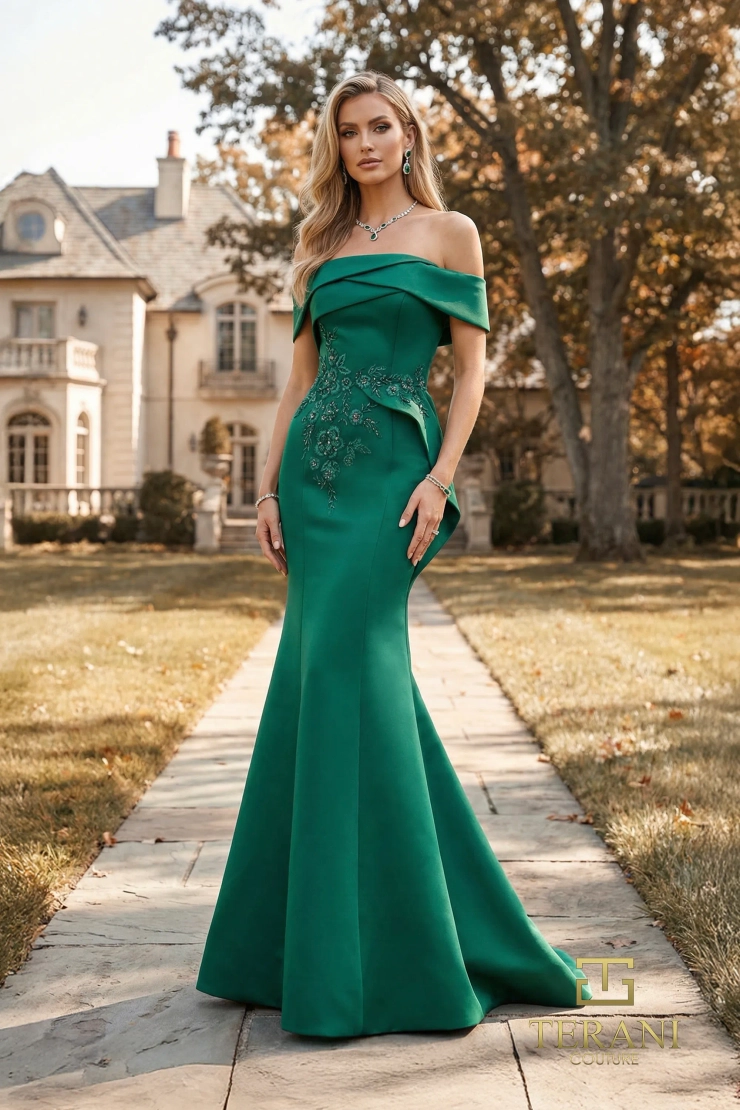 Embroidered Luxury: Emerald Green Mermaid Gown for a Formal Birthday Embroidered Luxury: Emerald Green Mermaid Gown for a Formal Birthday — Birthday Dresses 2027