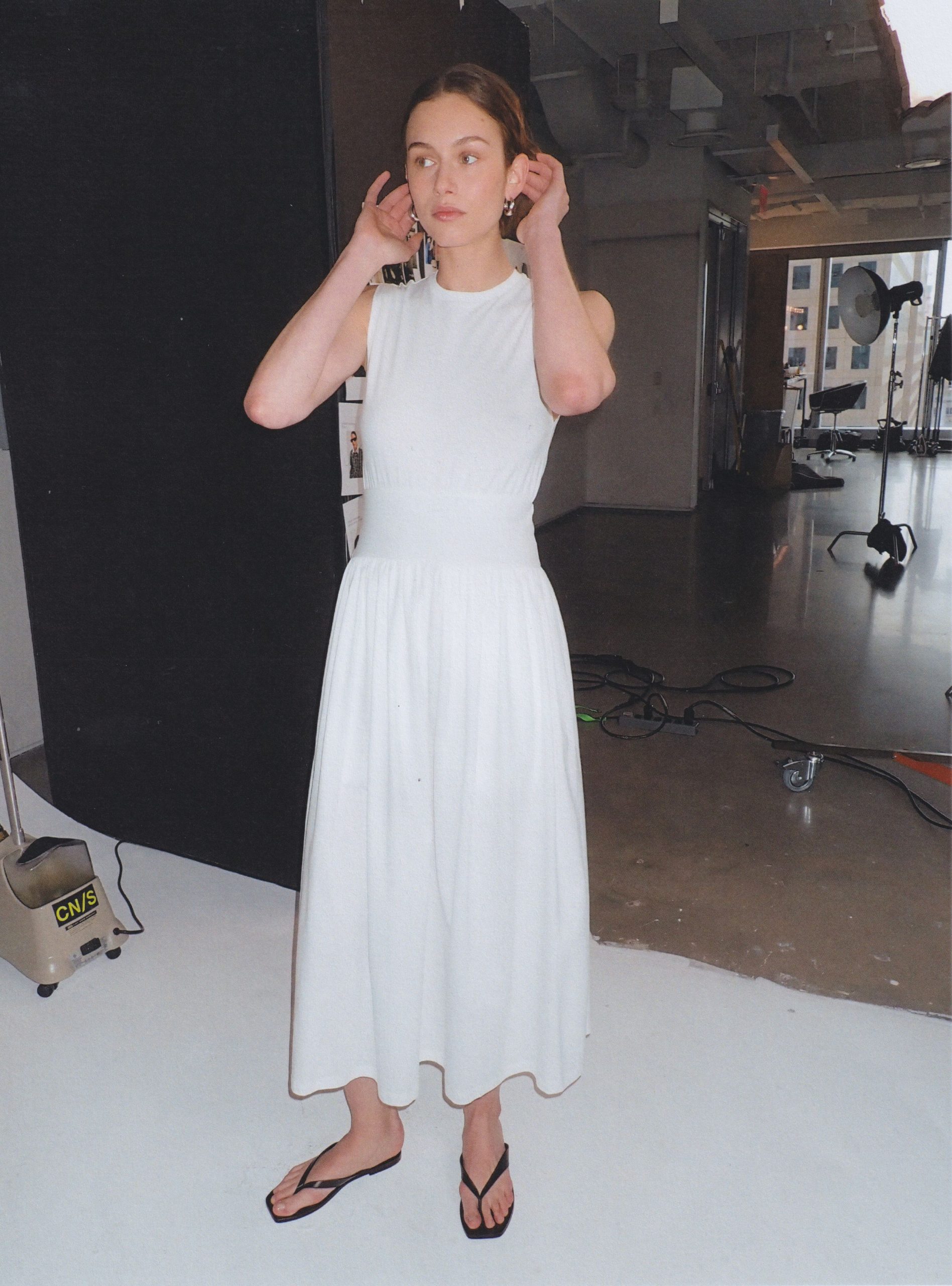Simple White Knit Dress for Casual Versatility — Minimalist Outfits 2027