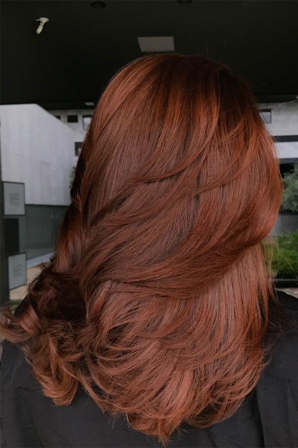 Shoulder Length Chestnut Red — Chestnut Red Hair 2027