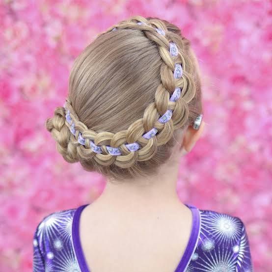 Shoulder Length Visual Idea — Little Girl Gymnastics Hairstyles 2027