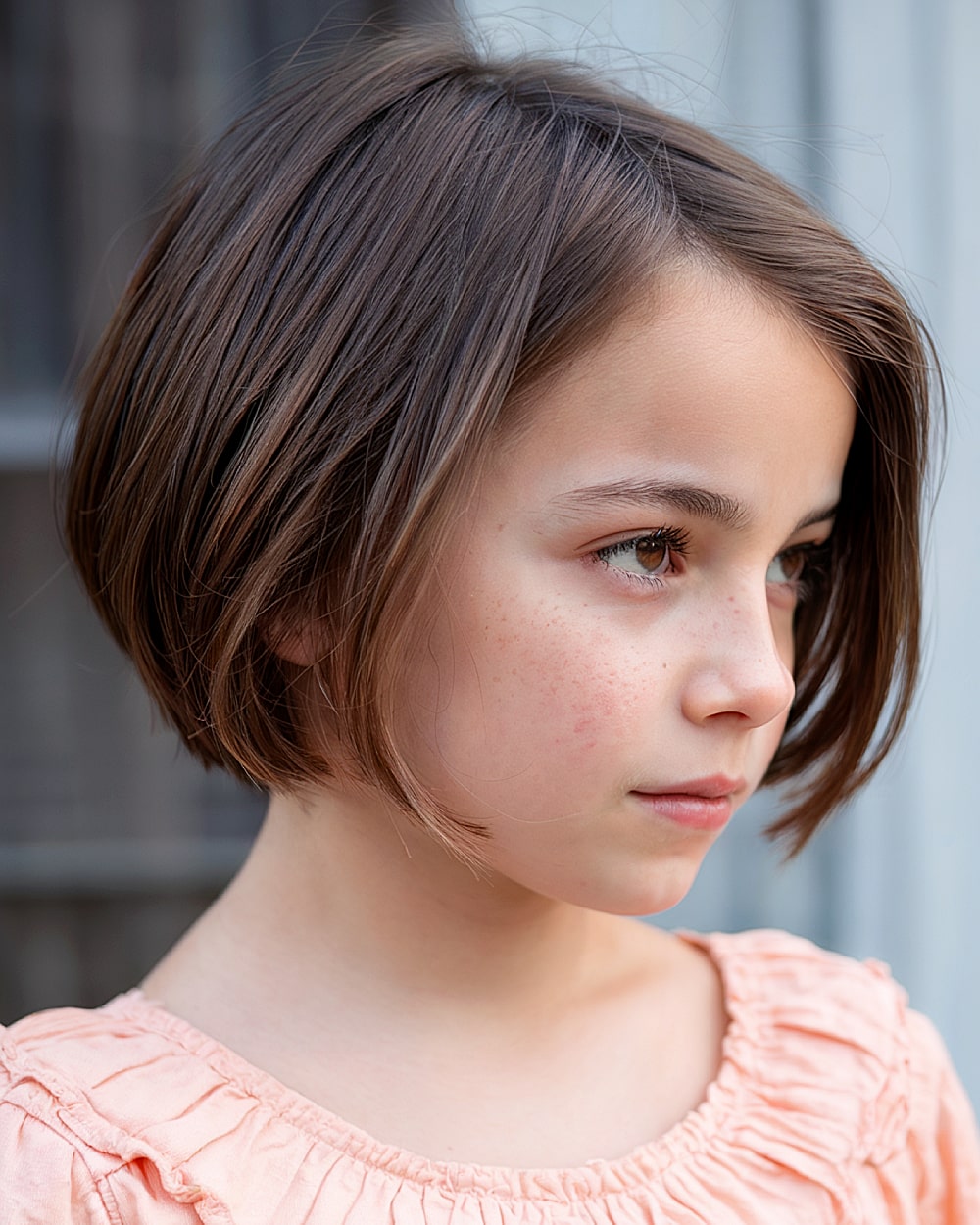 Sharp Air-Dried Bob — Bob 2027 for Little Girls