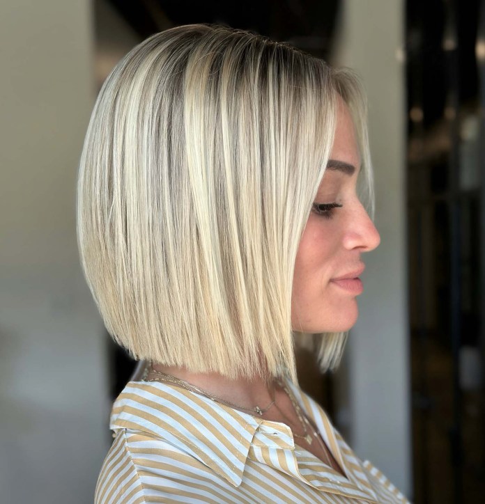 Sleek Ash Blonde Bob For Fine Hair — Blunt Bob 2027