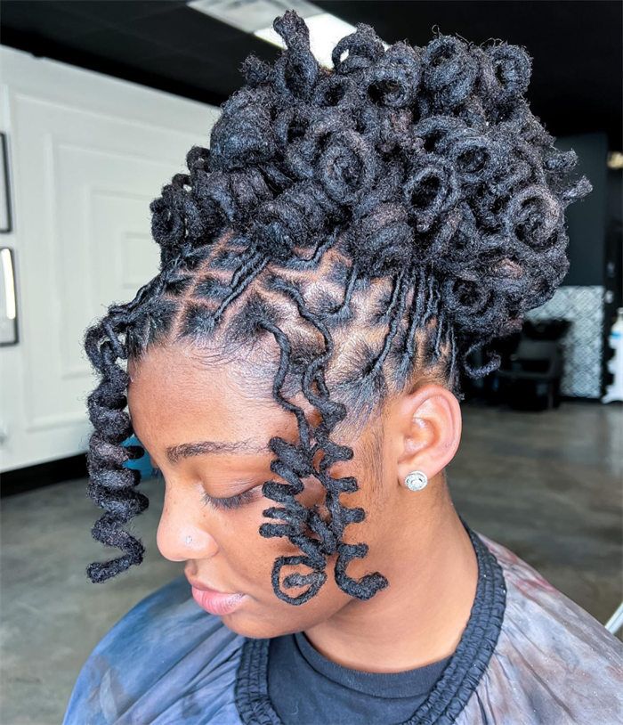 Sleek High Ponytail With Defined Edges Sleek High Ponytail With Defined Edges — Loc Styles 2027 for Black Women