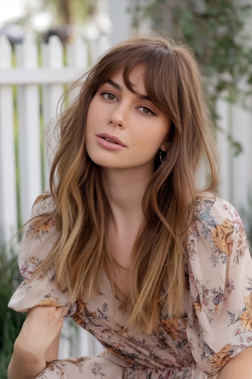Mid-Back Visual Idea Mid-Back Visual Idea — Hairstyles 2027 for Heart Face