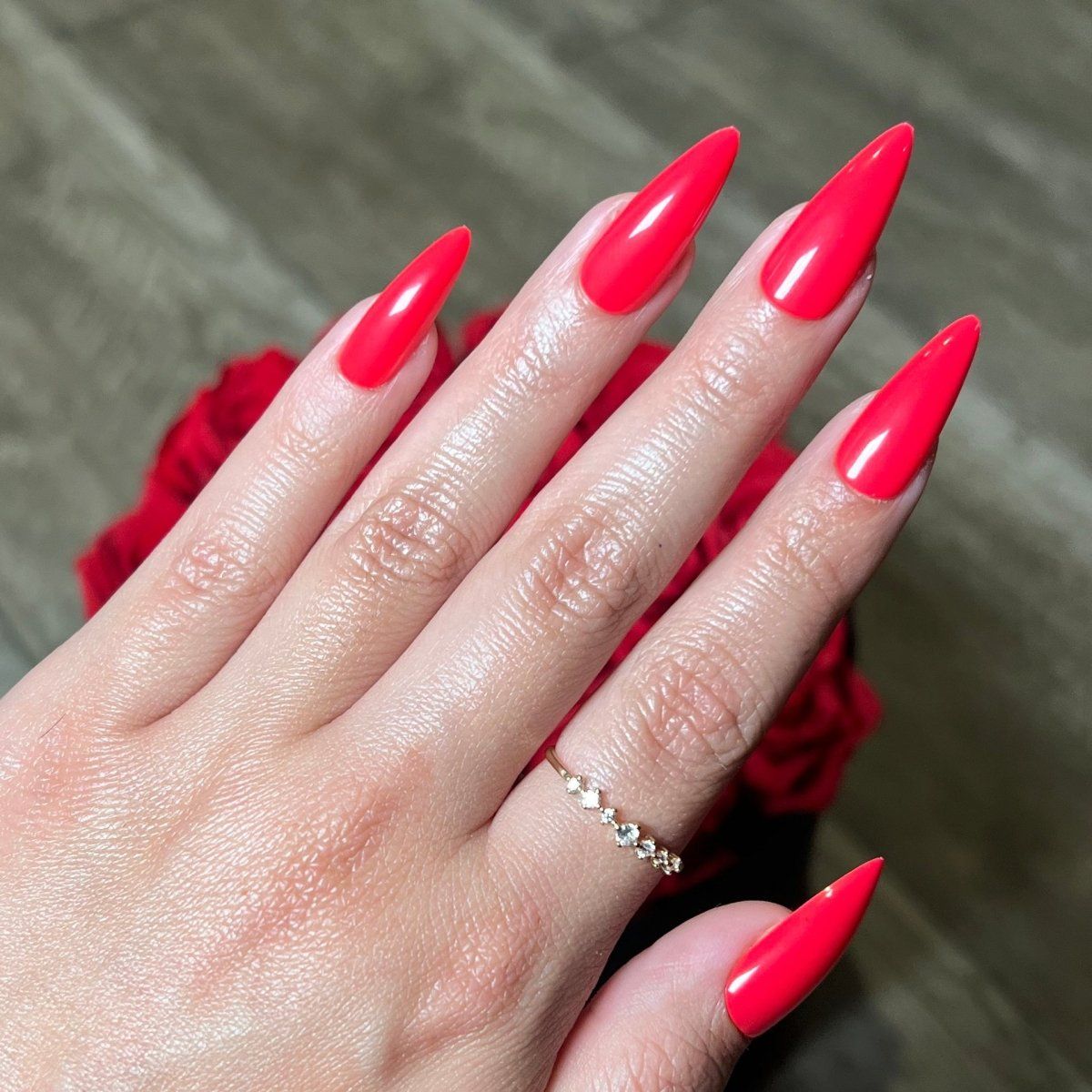 Glossy Visual Idea Glossy Visual Idea — Neon Stiletto Nails 2027