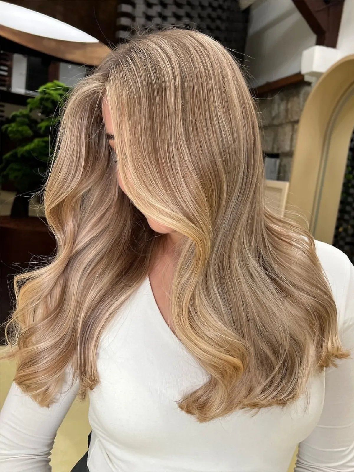 Ash Blonde With Beige Highlights Ash Blonde With Beige Highlights — Old Money Hair Color 2027