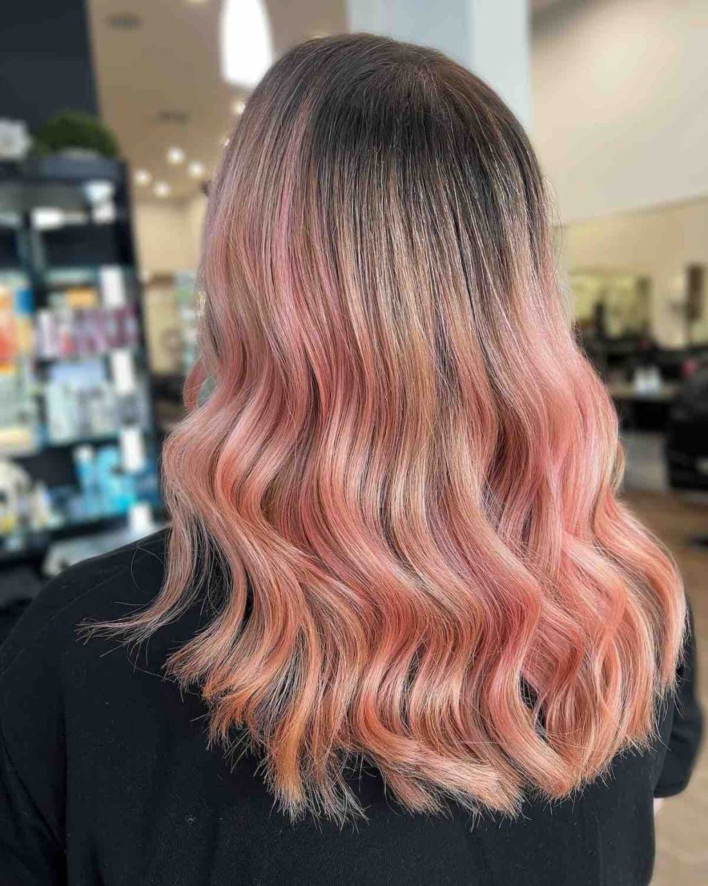 Peach Blonde With Root Shadow Peach Blonde With Root Shadow — Peach Blonde Hair 2027