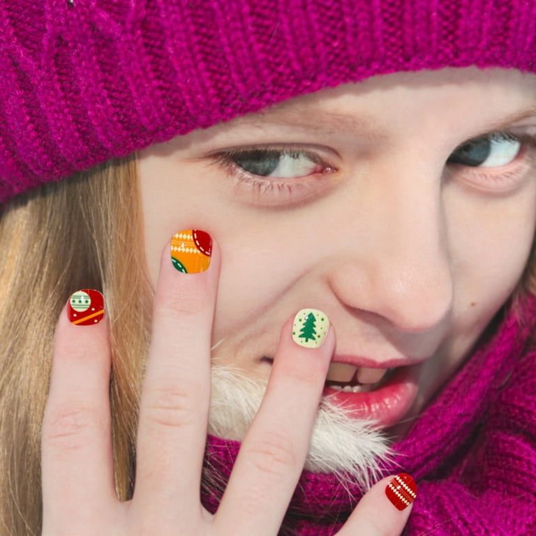 Christmas Tree Ornaments Nails — Nails 2027 for Kids