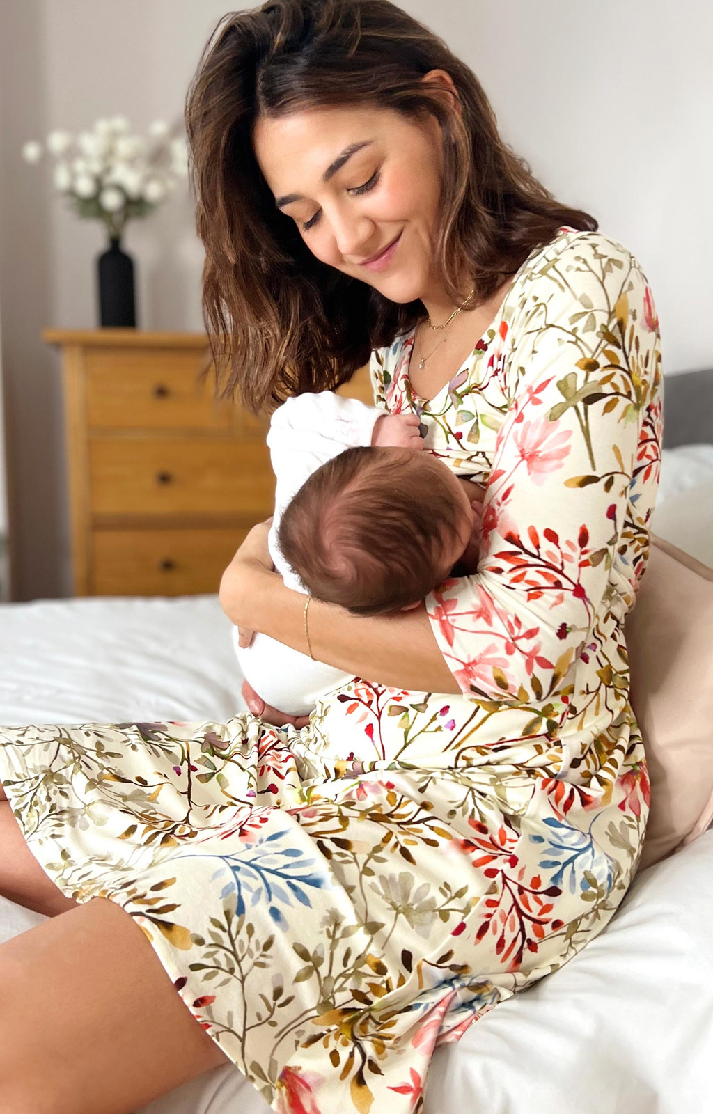 Multi-Colored Floral A-Line Midi for Casual Charm Multi-Colored Floral A-Line Midi for Casual Charm — Formal Dresses 2027 for Nursing Moms