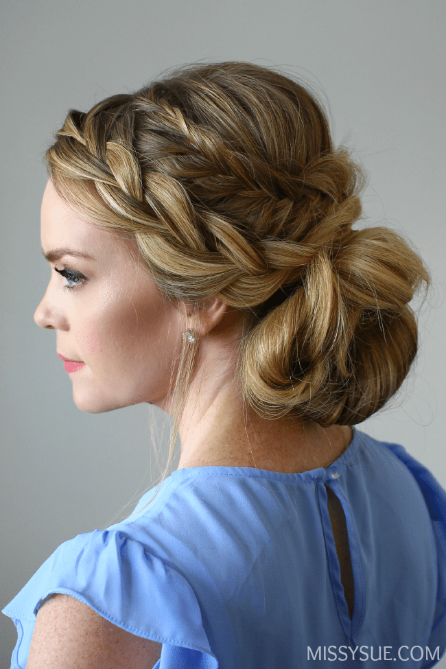 Fishtail Braid Bun Blonde Lowlights Fishtail Braid Bun Blonde Lowlights — Braided Bun 2027