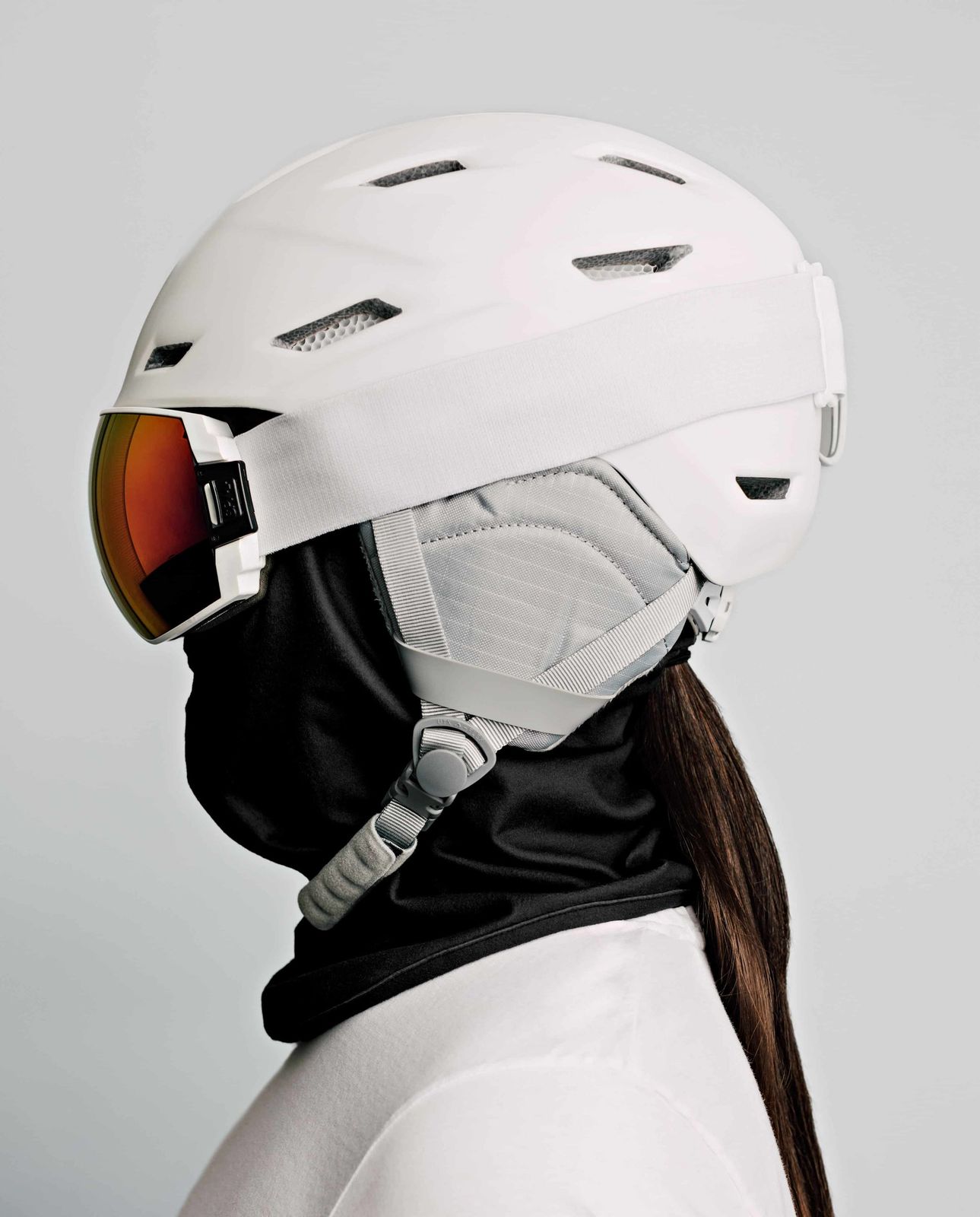 Straight Thick Low Ponytail In Balaclava Straight Thick Low Ponytail In Balaclava — Ski Hairstyles 2027