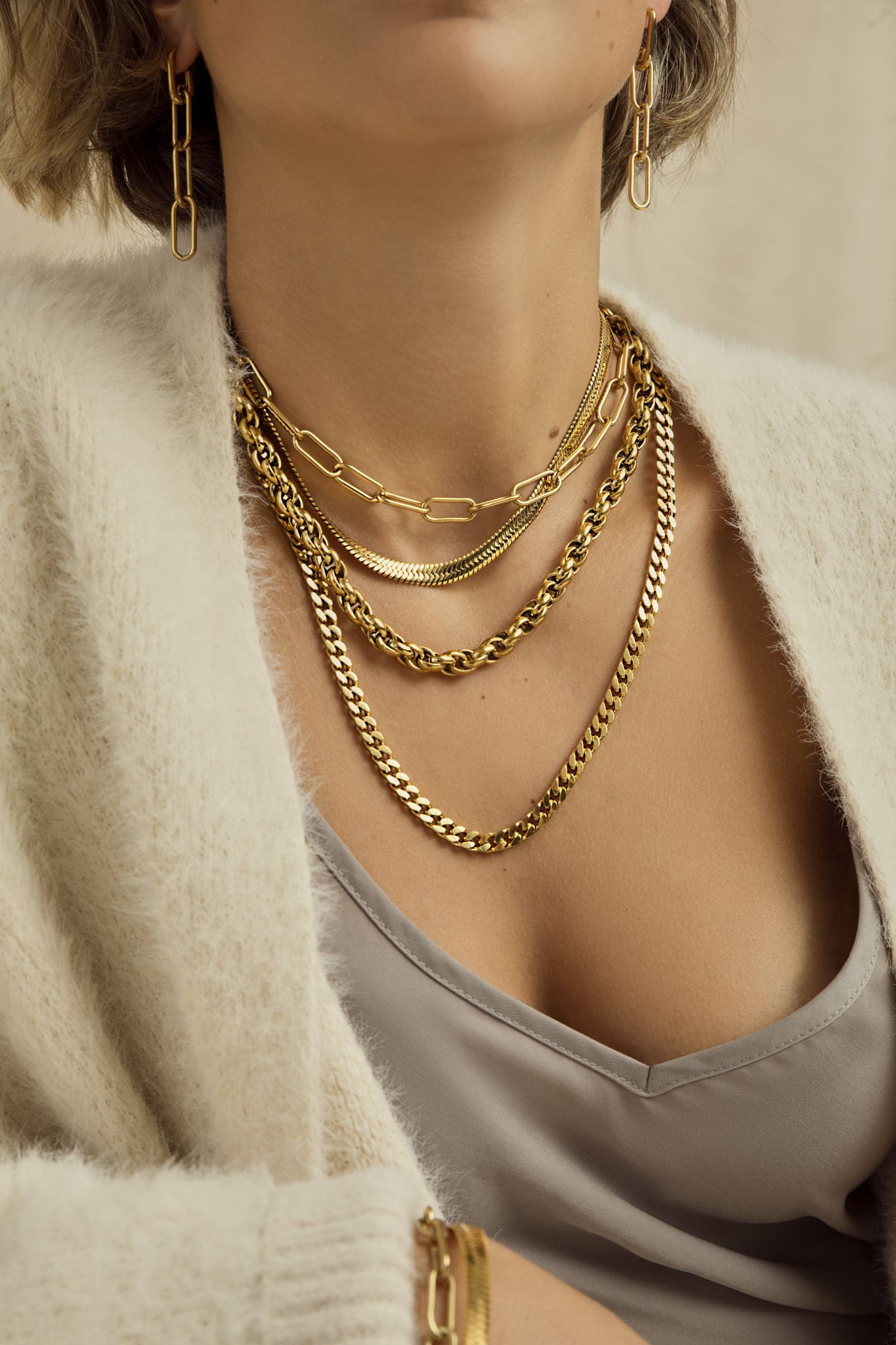 Modern Minimalism: Stacked Gold Chain Necklaces — Jewelry Trends 2027