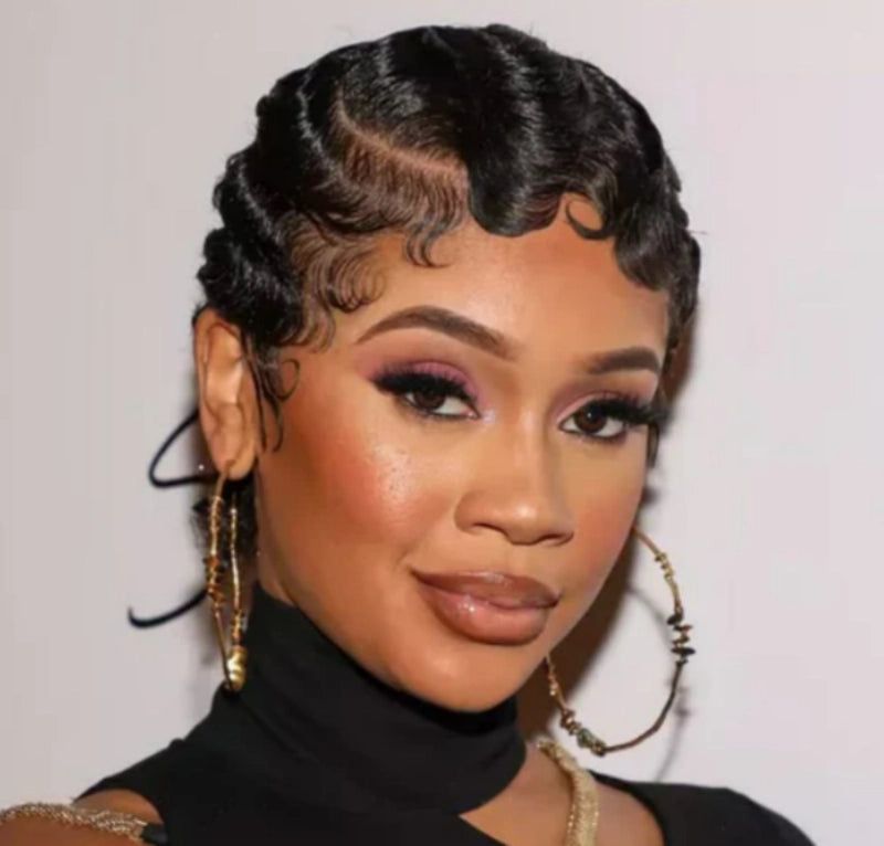 Front View Sculpted Hairline Waves Front View Sculpted Hairline Waves — Finger Waves 2027