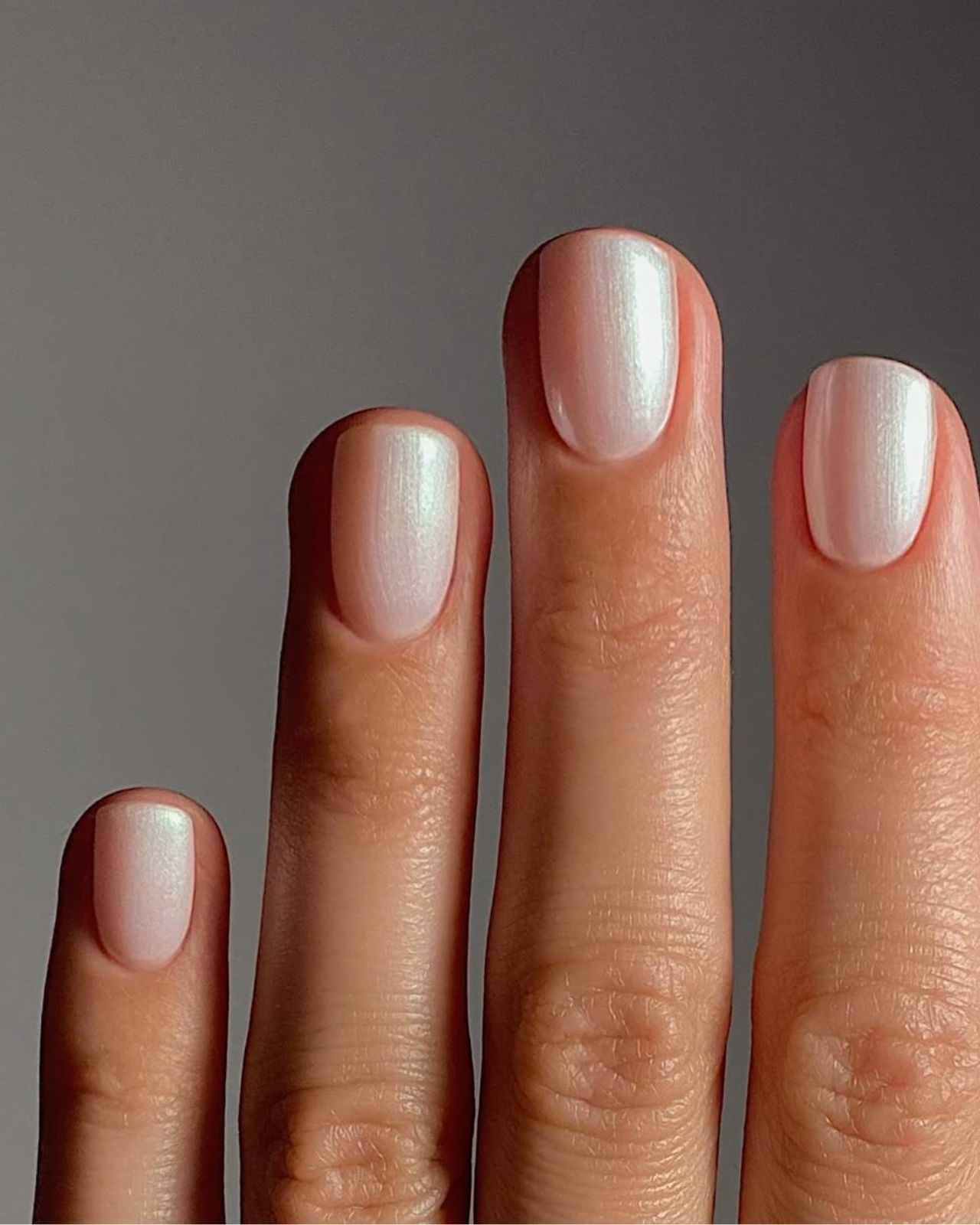 Pearlescent Shimmer Short Rounds Pearlescent Shimmer Short Rounds — Winter Nude Nails 2027