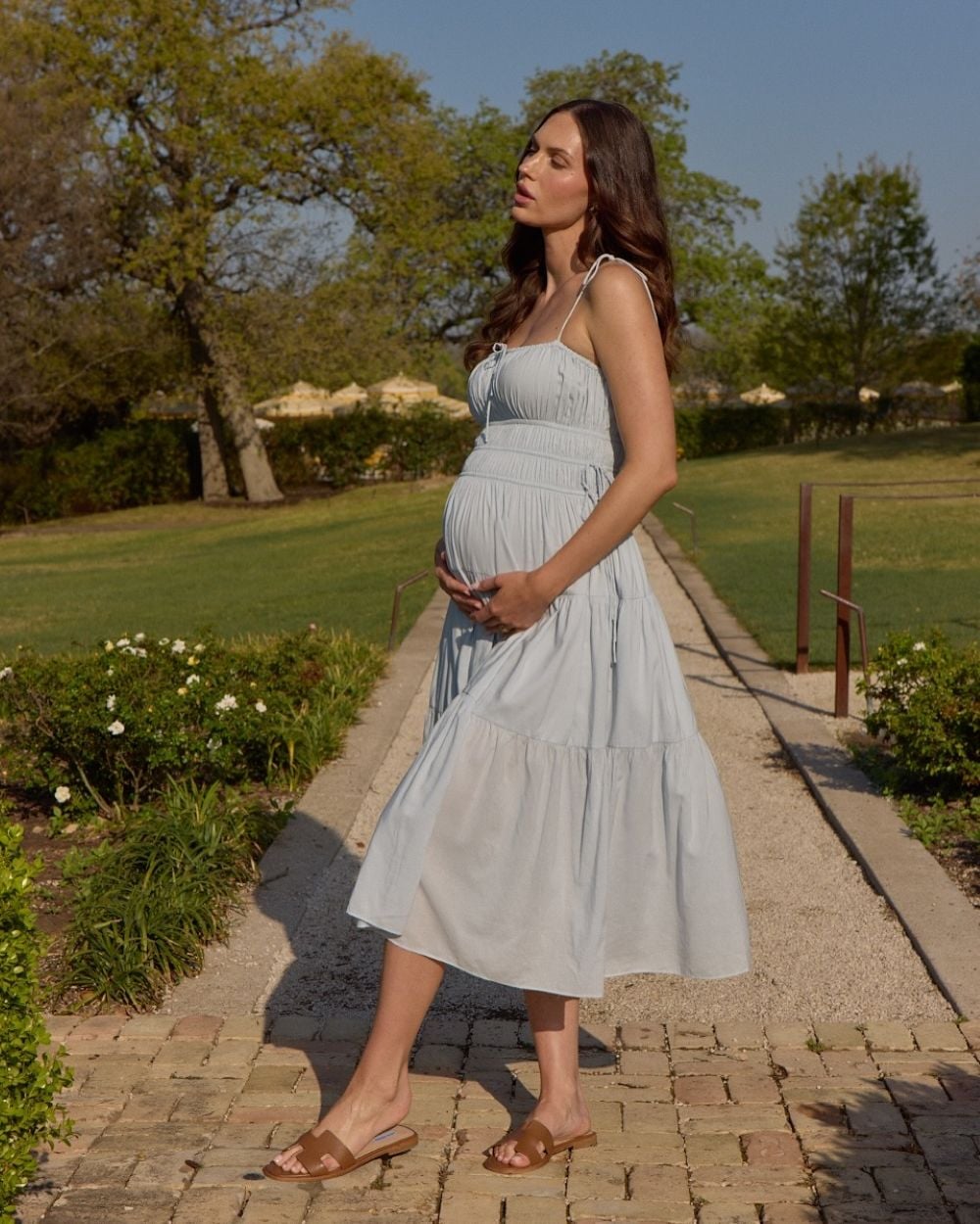 Tiered Maternity Dress for a Sweet Reveal Tiered Maternity Dress for a Sweet Reveal — Gender Reveal Outfits 2027