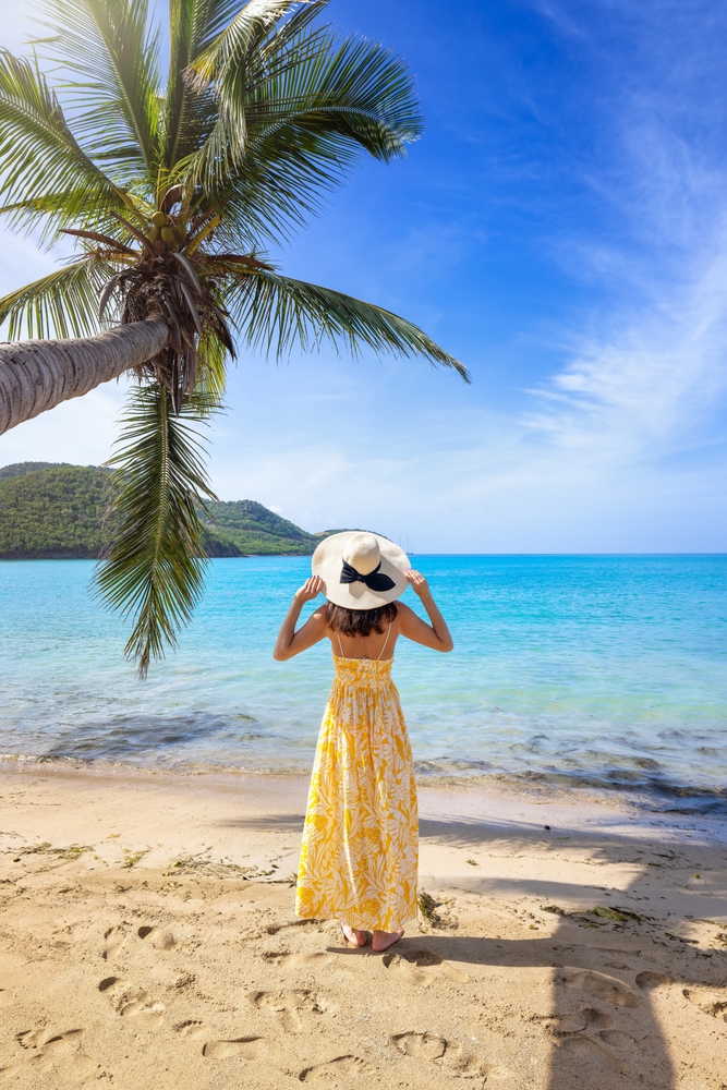 Tropical Escape: Yellow Floral Maxi Dress and Wide-Brimmed Hat Tropical Escape: Yellow Floral Maxi Dress and Wide-Brimmed Hat — Bora Bora Outfits 2027