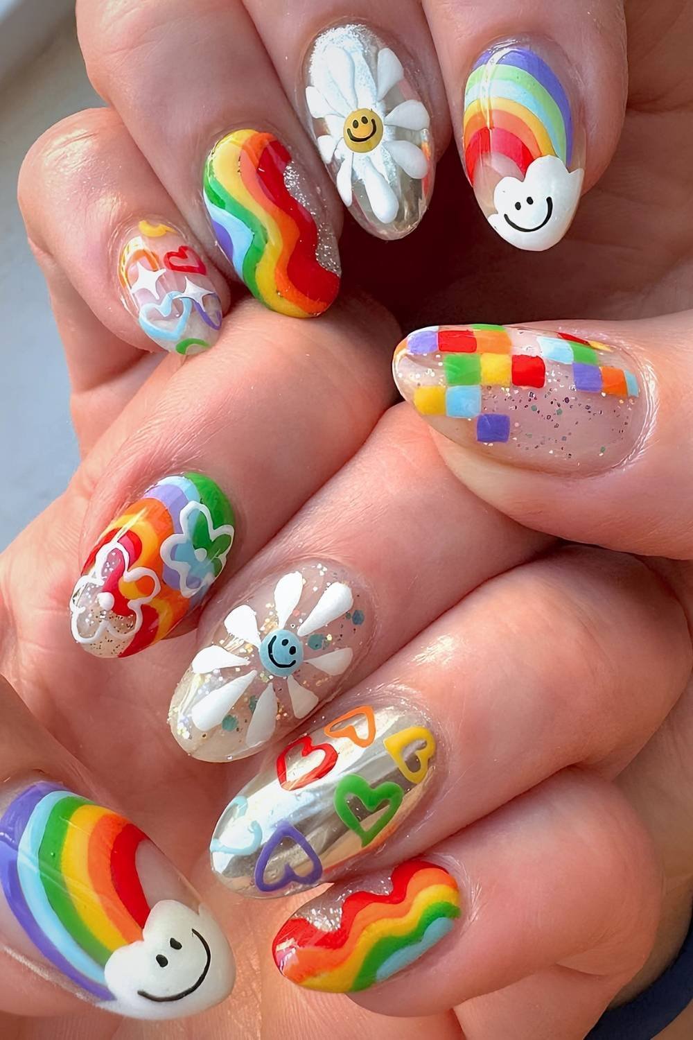 Playful Rainbow Art Mashup Playful Rainbow Art Mashup — Rainbow Nails 2027