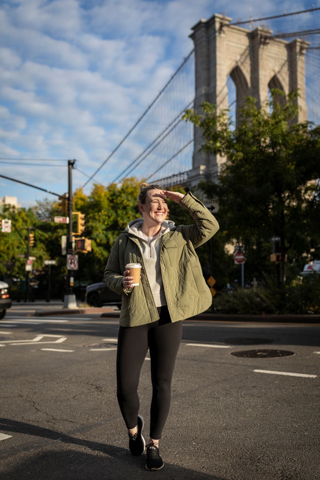 Layered Warmth: Quilted Jacket over Hoodie and Leggings Layered Warmth: Quilted Jacket over Hoodie and Leggings — Outfits 2027 for Athletic Build