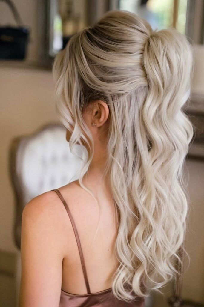 No Bangs Visual Idea — Ponytail Bachelorette Hairstyles 2027