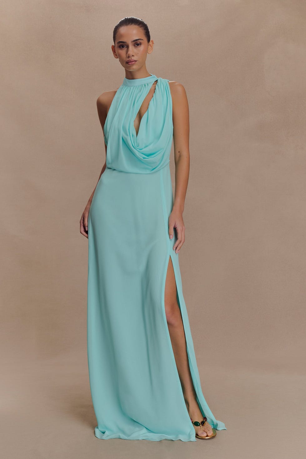 Metallic Heeled Sandals Outfit Idea Metallic Heeled Sandals Outfit Idea — Wedding Guest Dresses 2027