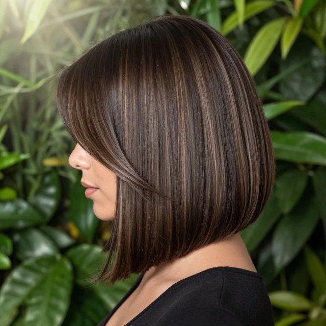 Salon Visual Idea — Balayage on Dark Brown Hair 2027