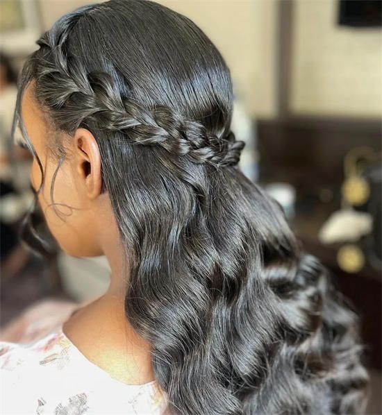 No Bangs Visual Idea No Bangs Visual Idea — Wedding Hairstyles 2027 with Weave