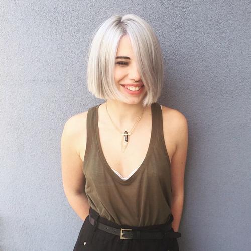 Sharp Chin Bob Blowout Sharp Chin Bob Blowout — Gray Bob 2027