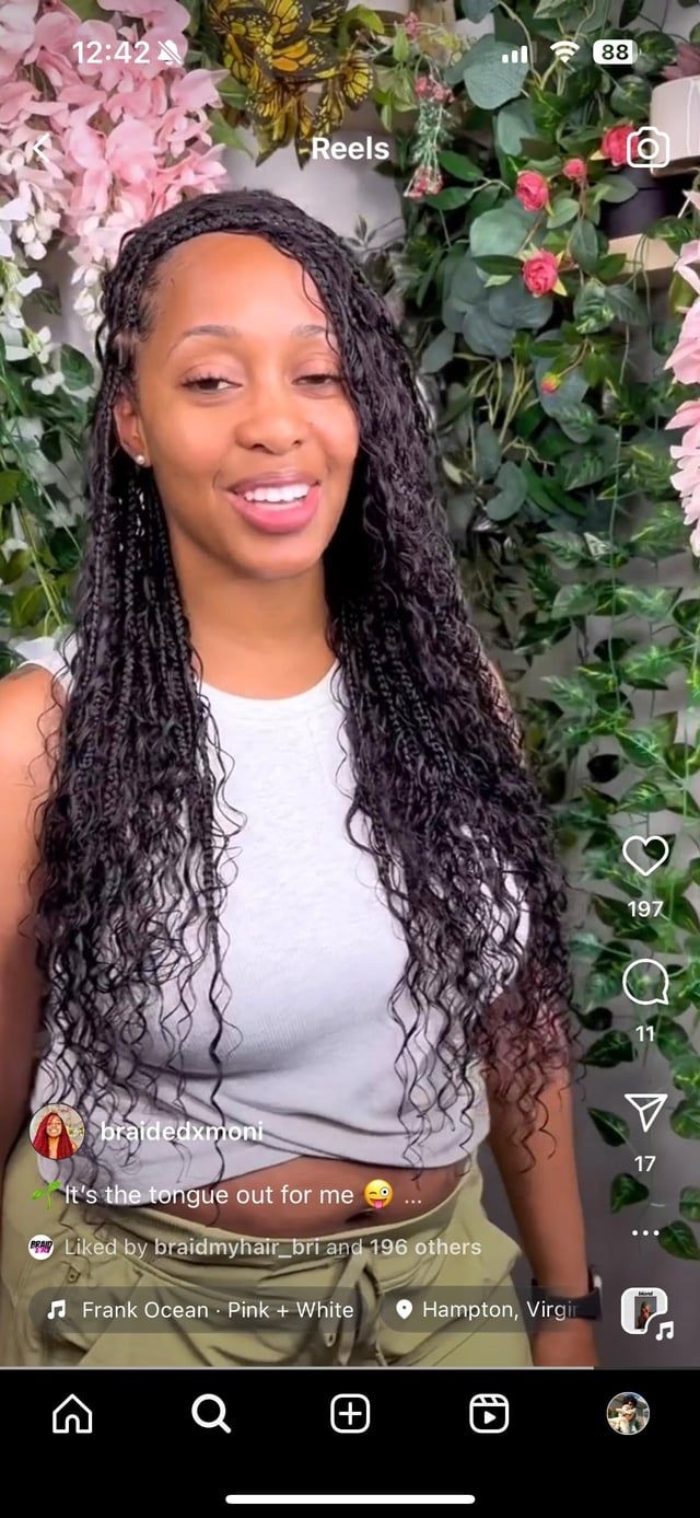 Long Braids With Wavy Curly Ends Long Braids With Wavy Curly Ends — Boho Knotless Braids 2027